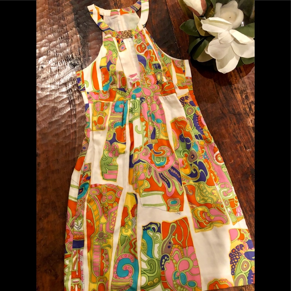 🎀 TRINA TURK 🎀 Bright colored cocktail dress.